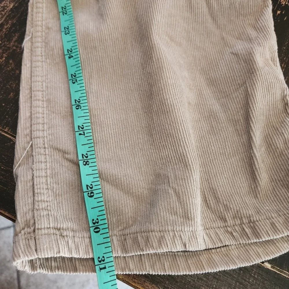 Vintage Y2K Corduroy Cargo Pants Men 36x32  Baggy Loose Relaxed Skate Surf Beige
